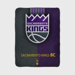 Sacramento Kings Basketball Team Logo Fleece Blanket 1