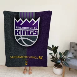 Sacramento Kings Basketball Team Logo Fleece Blanket