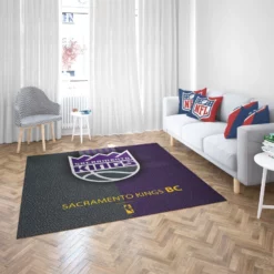 Sacramento Kings Basketball Team Logo Rug 2