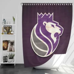 Sacramento Kings Exciting Logo Shower Curtain