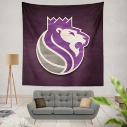 Sacramento Kings Exciting Logo Tapestry