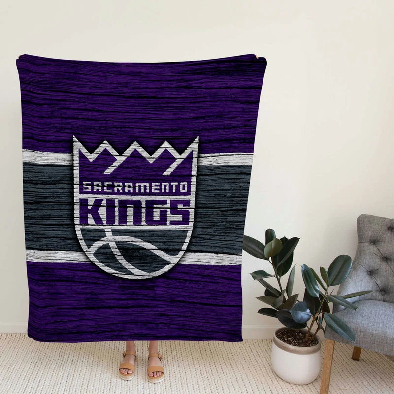 Sacramento Kings Logo Fleece Blanket