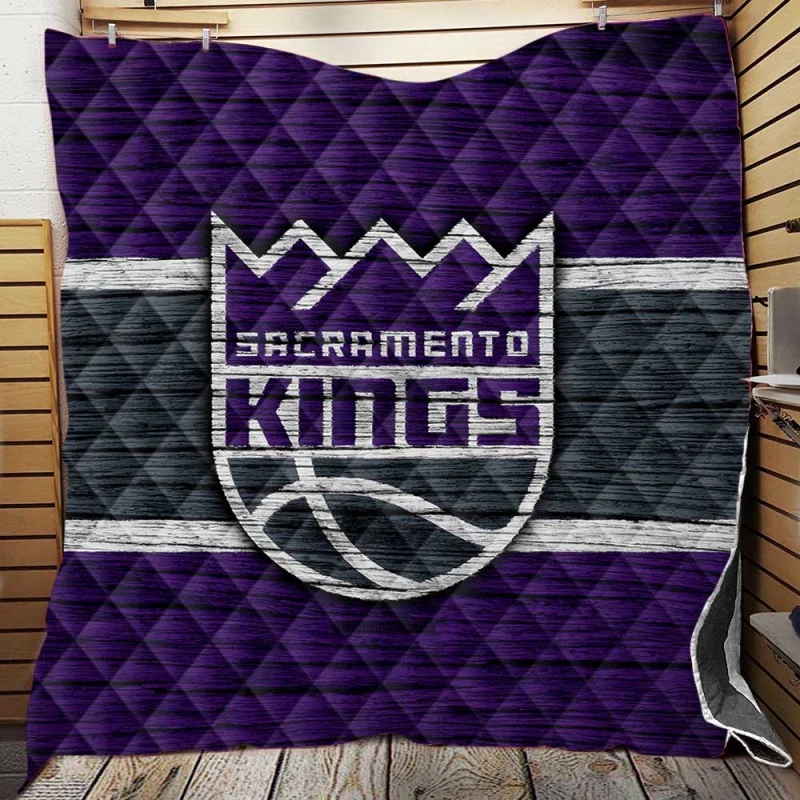 Sacramento Kings Logo Quilt Blanket