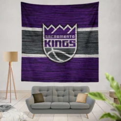 Sacramento Kings Logo Tapestry
