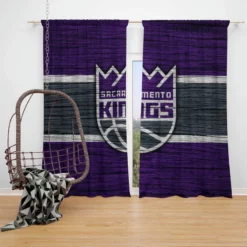 Sacramento Kings Logo Window Curtain