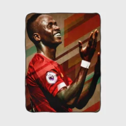 Sadio Mane consistent Football Fleece Blanket 1