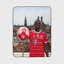 Sadio Mane determined Football Fleece Blanket 1