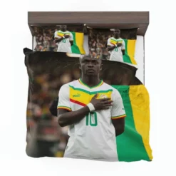 Sadio Mane enduring Football Bedding Set 1