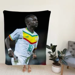 Sadio Mane ethical Football Senegal Fleece Blanket