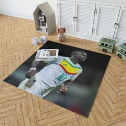 Sadio Mane ethical Football Senegal Rug 1