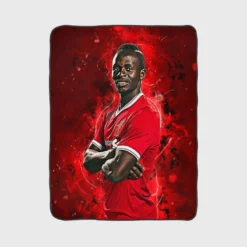 Sadio Mane extraordinary Football Fleece Blanket 1