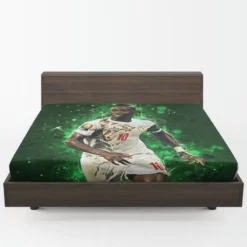 Sadio Mane fast Football Fitted Sheet 1