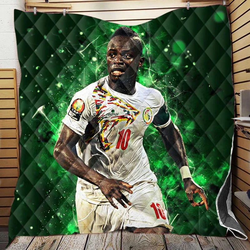 Sadio Mane fast Football Quilt Blanket