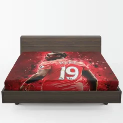 Sadio Mane fastidious Football Fitted Sheet 1