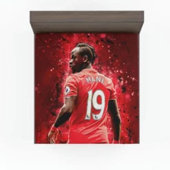 Sadio Mane fastidious Football Fitted Sheet