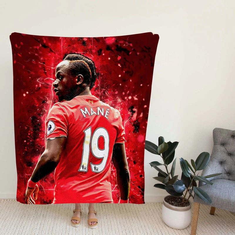 Sadio Mane fastidious Football Fleece Blanket