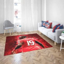 Sadio Mane fastidious Football Rug 2