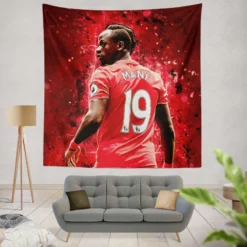 Sadio Mane fastidious Football Tapestry