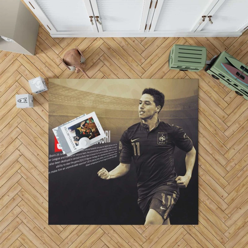 Samir Nasri Excellent Footballer Rug