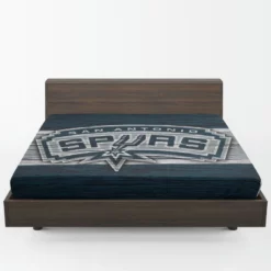 San Antonio Spurs NBA Logo Fitted Sheet 1