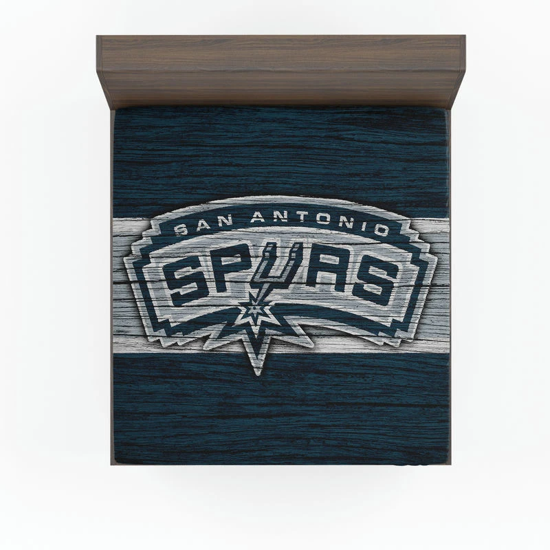 San Antonio Spurs NBA Logo Fitted Sheet