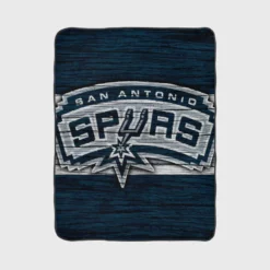 San Antonio Spurs NBA Logo Fleece Blanket 1