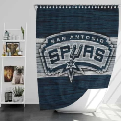 San Antonio Spurs NBA Logo Shower Curtain