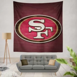 San Francisco 49ers Exciting NFL Team Tapestry