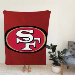 San Francisco 49ers Logo Fleece Blanket