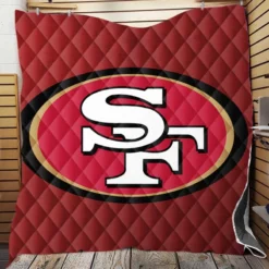 San Francisco 49ers Logo Quilt Blanket