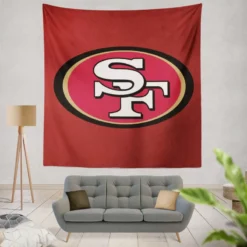 San Francisco 49ers Logo Tapestry