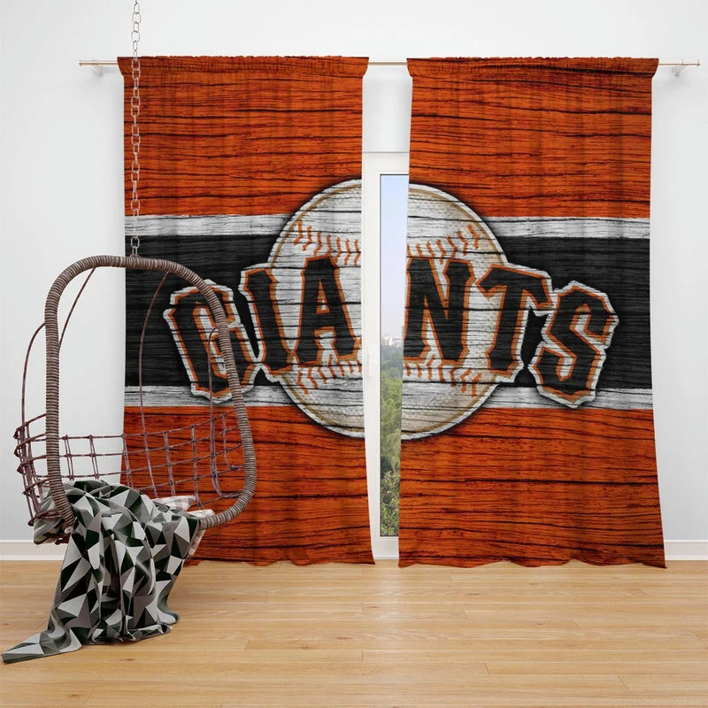 San Francisco Giants MLB Window Curtain