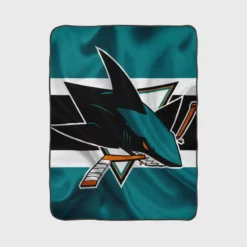 San Jose Sharks NHL Fleece Blanket 1