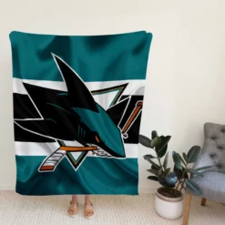 San Jose Sharks NHL Fleece Blanket
