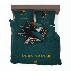 San Jose Sharks NHL Hockey Club Bedding Set 1