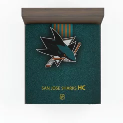 San Jose Sharks NHL Hockey Club Fitted Sheet