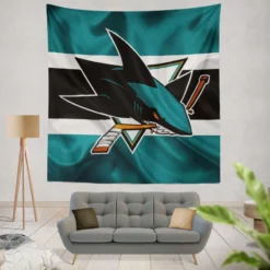 San Jose Sharks NHL Tapestry