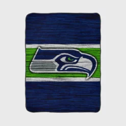 Seattle Seahawks Team Logo Fleece Blanket 1