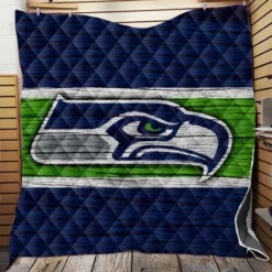 Seattle Seahawks Team Logo Quilt Blanket