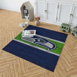 Seattle Seahawks Team Logo Rug 1