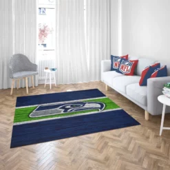 Seattle Seahawks Team Logo Rug 2