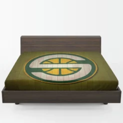 Seattle Supersonics Basketball team Fitted Sheet 1