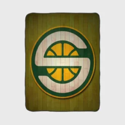 Seattle Supersonics Basketball team Fleece Blanket 1