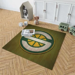 Seattle Supersonics Basketball team Rug 1