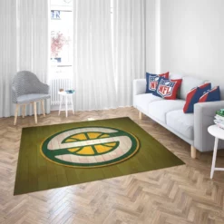 Seattle Supersonics Basketball team Rug 2