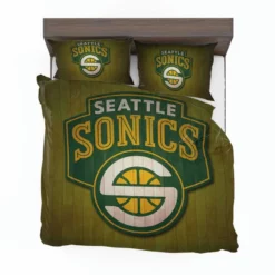 Seattle Supersonics NBA Basketball Club Bedding Set 1