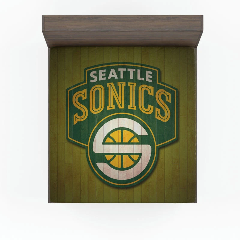 Seattle Supersonics NBA Basketball Club Fitted Sheet
