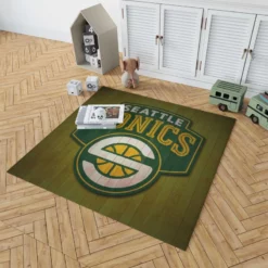 Seattle Supersonics NBA Basketball Club Rug 1