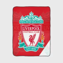 Sensational British Football Club Liverpool FC Fleece Blanket 1