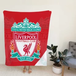 Sensational British Football Club Liverpool FC Fleece Blanket